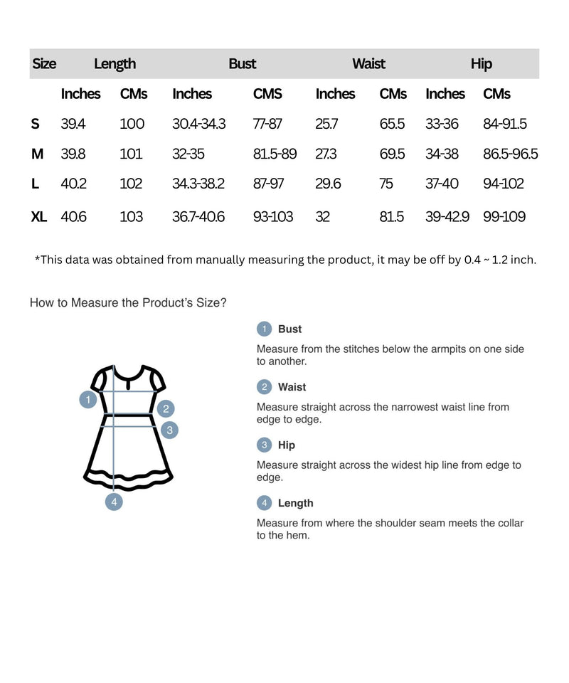 Size chart for Cutout Long Sleeve Pencil Dress