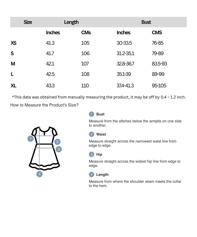 Size chart for Drawstring Spaghetti Strap Bodycon Dress