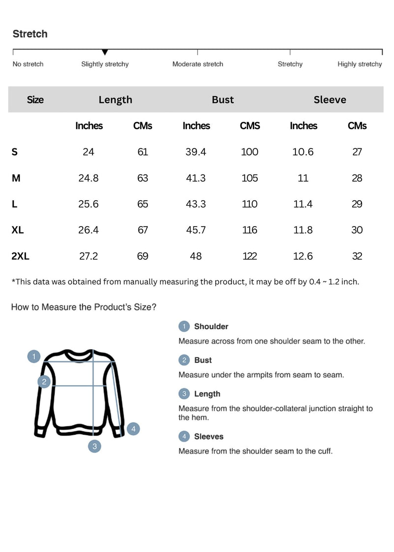 Size chart for Eyelet Notched Short Sleeve Blouse
