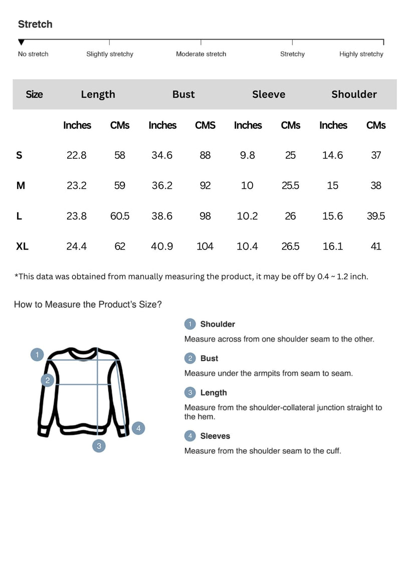 Size chart for Floral Print V-Neck Button-Up Shirt