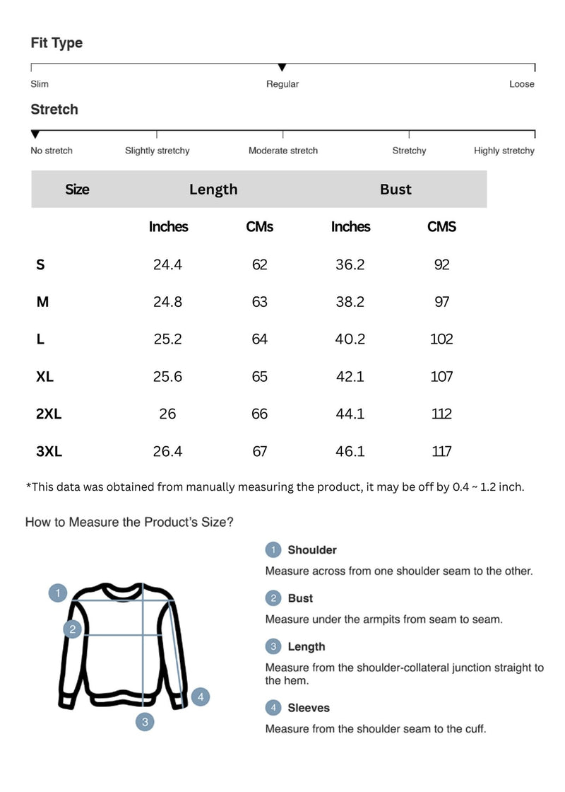 Size chart for Full Size Ruffled Square Neck Cap Sleeve Blouse